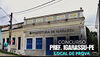 Concurso Igarassu-PE 2025: local de prova sai pelo INDEC nesta quarta, 4